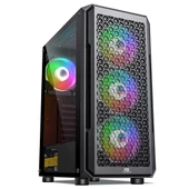 PowerBoost PB-P3385B 650w 80+ Bronze USB 3.0 Mesh Fixed Fanli Gaming Siyah Kasa - 1