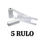 Rulo Atlet Poşet Büyük Boy x5 Rulo Market Manav Poşeti Çöp Poşeti - 1