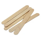 Abeslang 2 Kutu 100'lü Tahta Dil Basacağı Ahşap Çubuk Ağda Spatulası - 3