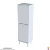 Modilayn İLKİM Modern Çamaşır Ünitesi, 40x138x32,5 cm Gizli 4 Göz Minimalist Akıllı Sepetli Dolap thumbnail 6