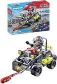 Playmobil City Action 71147 Dönüştürülebilir Sürat Teknesi, 5 Yaş ve Üzeri Çocuklar İçin Oyuncak - 1
