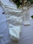 Love socret Beyaz, Dantelli, Dolgulu, Taşlı ,Şık ve Rahat , Kadın İç çamaşırı - 4