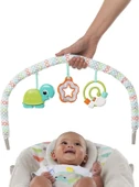 Bright Starts Ana Kucağı Yatıştırıcı Titreşimler Bebek Koltuğu, Çıkarılabilir Oyuncak Barı, 0-6 Ay, 9 kg'a Kadar (Mutlu - 3