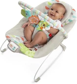 Bright Starts Ana Kucağı Yatıştırıcı Titreşimler Bebek Koltuğu, Çıkarılabilir Oyuncak Barı, 0-6 Ay, 9 kg'a Kadar (Mutlu - 1