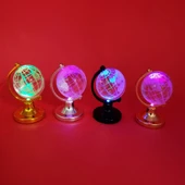 Mini Işıklı Cam Kristal Dünya - 1