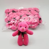 Mini Ayıcık Anahtarlık Pembe Renk - 1