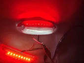 Gabari Led Balık Sırtı Dorse Lambası Kırmızı-beyaz 12-24 Volt 1 Adet - 4