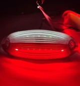 4 Adet Gabari Led Balık Sırtı Dorse Lambası Kırmızı-beyaz 12-24 Volt thumbnail 5