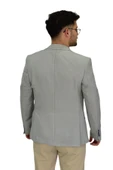 Erkek Gri Tek Spor Ceket Çift Yırtmaçlı BGL-ST04465 thumbnail 5