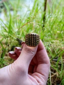 Yuvarlak Desenli Antik Ayarlanabilir Kadın Yüzük euy1253 thumbnail 3