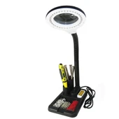 Esnek 5X /10X 40 Led Işıklı Büyüteç - Lamba Büyüteç Okuma - Çalışma Lehim Masa Lambası A808 - 1