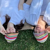 La Mia Linen Cotton Açık Pembe El Örgü İpi - L185 - 33875 thumbnail 3