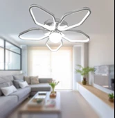 TT Aydınlatma TT337-KR  3 Renk Modüllü Toplu Krom Kaplama Plafonyer Led Avize thumbnail 3