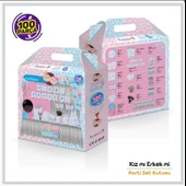 CİNSİYET PARTİSİ SETİ 8 KİŞİLİK 100 PARÇA thumbnail 1