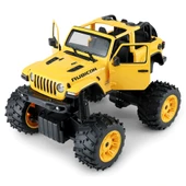 Rastar 1:14 Rc Uzaktan Kumandalı Jeep Wrangler Rubicon Big Wheel Off-Roader 2.4 Ghz Sarı - 1