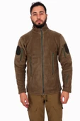 Açık Haki Renk Askeri Outdoor ve Taktik Polar Hırka R - 1