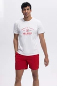 Ellesse Erkek Bisiklet Yaka Beyaz Tişört EM453 - 1