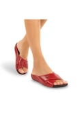 Muya Cyrus 31124-005 Topuk Jelli Anatomik Taban Kadın Terlik Kırmızı 36-40 thumbnail 1
