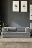 Modalife Legoom Açılır Kanepe Yatak Olabilen Rahatlama , Aktivite Koltuğu, Gri - 4