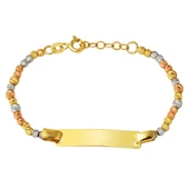 Dorika 14 Ayar Altın Çocuk Künyesi KUN04 - 1