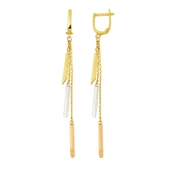 3 Renk Tasarım Sallantı Küpe KP061 - 1