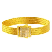 Beş Sıra Tokalı Trabzon Hasır Bileklik BIL25 - 1