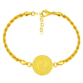 Halat Zincir Çeyrekli Bileklik BIL52 - 1