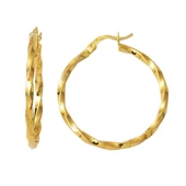 4 Cm Çaplı Büyük Burma Halka Küpe KP063 - 1