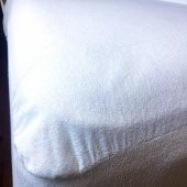 Tek Kişilik Fıtted Pamuklu Sıvı Geçirmez Yatak Koruyucu 90 X 190 cm +35 cm Pervaz Payı - 2