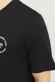 JACK JONES Erkek SİYAH Kısa Kollu Tişört 12269280 - 5