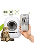 Wero Akıllı Otomatik Kedi Tuvaleti, Kum Kabı Pro Beyaz, Kamera, Geniş Hacim, Karbon Filtre, 2.4g/5g Wifi - 1