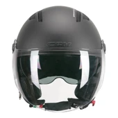 CGM 116A AIR Açık Kask SİYAH Uzun Vizör+Güneş Vizörlü -M - 3