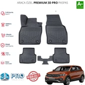 T-CROSS ARACA ÖZEL 3D PASPAS 2019 2020 2021 2022 2023 2024 thumbnail 1