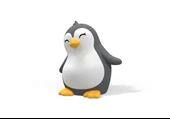 Dhink Silikon Şarjlı Gece Lambası Penguen - 1