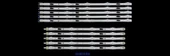 SAMSUNG UE40JU6070U, UE40JU6410U, UE40JU6470U, UE40JU6570U, UE40JU6610U, UE40KU7000U, UE40MU7000U, HG40ED890UB  UE40KU7000UXTK LED BAR - 1
