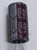 100uf 450v, 100mf 450v Kondansatör 18x35mm - 1