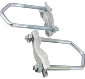 Uydu Çanak Anten Balkon Kelepçesı Kısa 10 Cm, 2 Li Set - 1