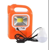 POWERMASTER HB-6399A COB LEDLİ SOLARLI 3 KADEMELİ USB ÇIKIŞLI ŞARJLI IŞILDAK FENER - 1