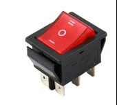 TEKLİ GENİŞ IŞIKLI 6 PİN ON-OFF SOBA ANAHTARI (IC-105) - 1