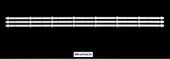 REDLİNE PS43 TV LED BAR, MS-L2392 V2 , CX430DLEDM, T2S2HEVC, 80.2 Cm 8 Ledli TV LED BAR, HL-00430A30-0402S-06 A1 3X8 - 8 LEDLİ , SKYTECH SST-4350B, SST4350C TV LED BAR - 1