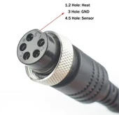 40 WATT 5 PİNLİ DİŞİ YEDEK HAVYA SAPI (YH-862D+ 907A-803-852 YH-862 thumbnail 2