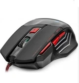 HADRON HDG30 OYUNCU MOUSE KABLOLU USB 600/3600 DPI LEDLİ 144CM (SİYAH-KIRMIZI) - 1