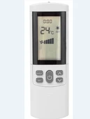 Vestel Flora Doğa Inverter 9 12 18 22 24 A++ Klima Kumandası, Beyaz - 1