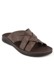 Muya Tiger 31318-004 Anatomik Taban Erkek Terlik Kahve 40-45 - 3