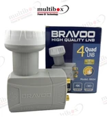 Bravoo Br04, QUAD  Bravoo Br04 Qualıty 4 Lnb Tüm Çanaklar Ve Tv'ler İle Uyumlu - 1