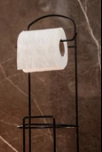 Tuvalet Kağıtlık Wc Kağıtlığı Tuvalet Kağıdı Standı Yedekli Tuvalet Kağıt Askısı - 5
