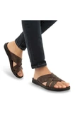 Muya Tiger 31318-004 Anatomik Taban Erkek Terlik Kahve 40-45 - 1