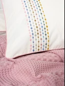 Cotton Box Aura Çift Kişilik Pike Takımı Pebble Pembe - 4