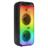 Mikado MD-40BT 40W BT, TWS Destekli RGB Işıklı Kablosuz Mikrofonlu Toplantı-Parti Kule Hoparlör - 1