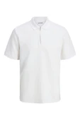 JACK JONES Erkek BEYAZ Polo Yaka Kısa Kollu Tişört 12279177 - 9